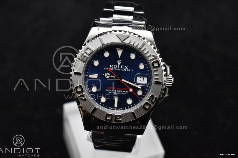 1211 268622 Bracelet A Edition Case CVSF Yacht-Master SS Blue and Dial 1:1 TravelReady Best 316L 37mm 0519